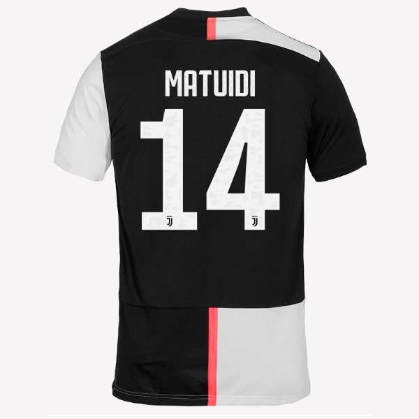 Trikot Juventus NO.14 Matuidi Heim 2019-20 Weiß Schwarz Fussballtrikots Günstig